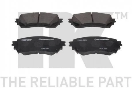 Гальмівні колодки дискові перед. Mazda6 2.0-2.5 12- NK 223260