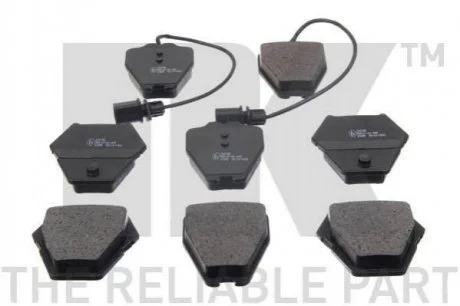 Гальмівні дискові колодки, комплект NK 224780