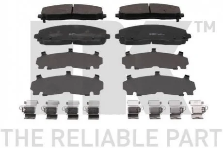 Гальмівні колодки перед. FIAT Freemont 2.0JTD 4X4 2011- NK 229331