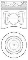 Поршень STD NURAL 87-121900-00
