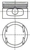 Поршень NURAL 87-124800-00