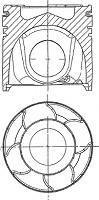 Поршень STD NURAL 87-136500-65
