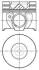 Поршень в комплекті на 1 циліндр, STD NURAL 87-140800-00 (фото 1)
