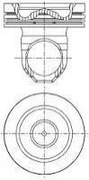 Поршень STD NU NURAL 87-437600-00