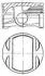 Поршень в комплекте на 1 цилиндр, STD NURAL 87-440900-00 (фото 1)