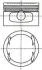 Поршень в комплекті на 1 циліндр, STD NURAL 87-522700-00 (фото 1)