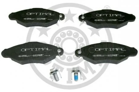 Комплект тормозных колодок, дисковый тормоз Optimal 120661 (фото 1)