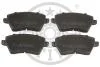 Комплект тормозных колодок, дисковый тормоз Optimal 12131 (фото 1)