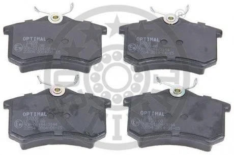 Фото 1 - комплект тормозных колодок, дисковый тормоз Optimal 12208 Комплект тормозных колодок, дисковый тормоз Optimal 12208 (фото 1)