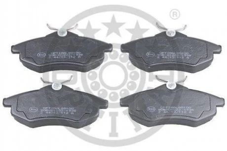 Комплект тормозных колодок, дисковый тормоз Optimal 88100 (фото 1)