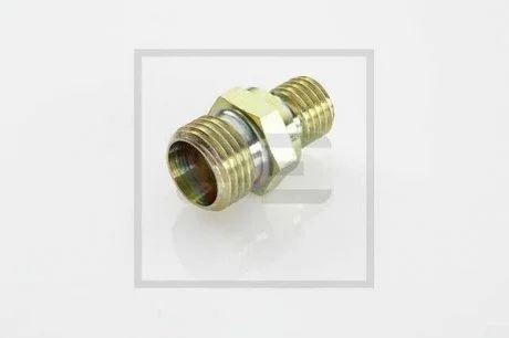 Штуцер двойной M10x1,0 x 8 / M12x1,5 x 10 под трубку D6 /D6 PETERS PE AUTOMOTIVE 076.030-10A