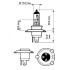 Мото лампа: 12 [В] H4 CityVision Moto 60/55W цоколь P43t-38 Blister +40% світла PHILIPS 12342 CTV BW (фото 3)