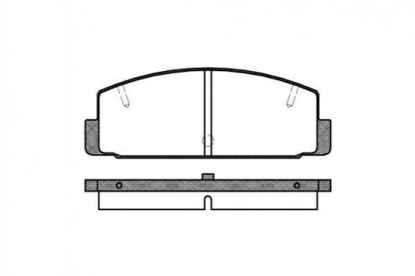 Колодки гальмівні дискові REMSA 0179.10