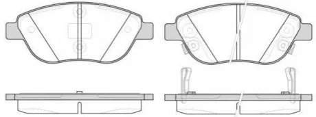 Колодки гальмівні дискові REMSA 0859.32