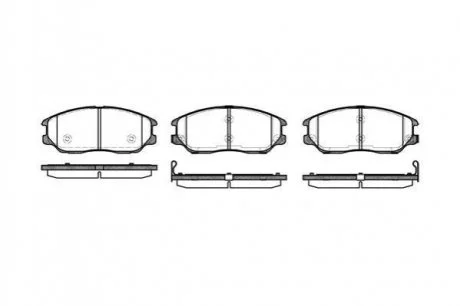 Колодки гальмівні дискові REMSA 1085.02