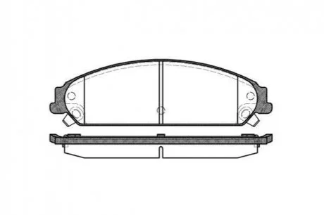 Колодки гальмівні дискові REMSA 1128.08