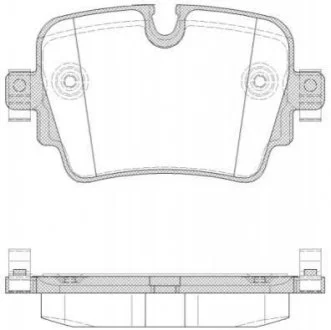 Колодки гальмівні дискові REMSA 1572.00