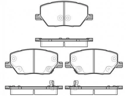 Колодки гальмівні дискові REMSA 1640.02