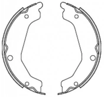Колодки гальмівні барабанні REMSA 4694.00