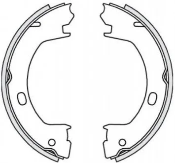 Колодки гальмівні барабанні REMSA 4739.00
