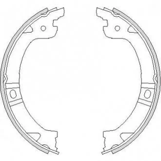 Колодки гальмівні барабанні REMSA 4744.00