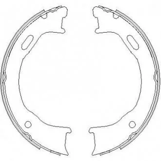 Колодки гальмівні барабанні REMSA 4747.00