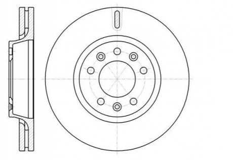 Диск гальмівний REMSA 61052.10 (фото 1)