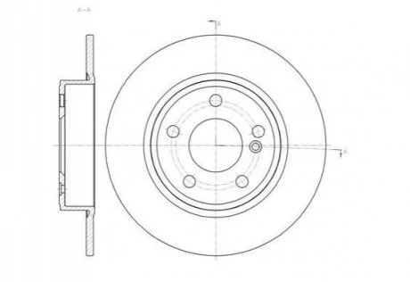 Диск гальмівний REMSA 61465.00