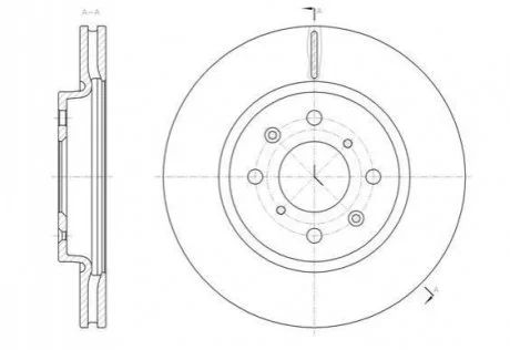 Диск гальмівний REMSA 61481.10
