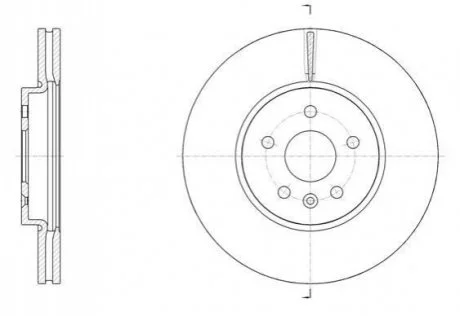 Диск гальмівний REMSA 61534.10