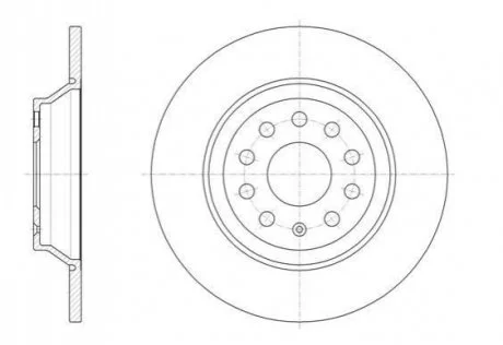 Диск гальмівний REMSA 61587.00