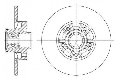 Диск гальмівний REMSA 61626.20