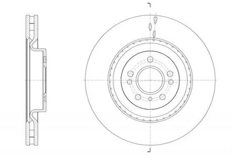 Диск гальмівний REMSA 61634.10