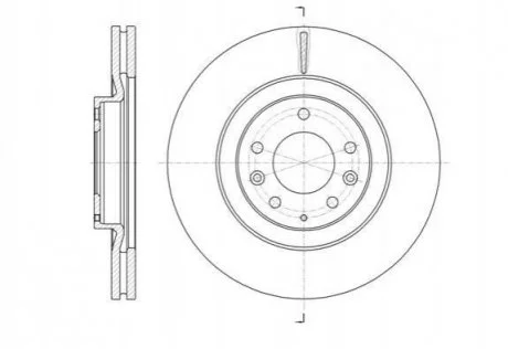 Диск гальмівний REMSA 61638.10