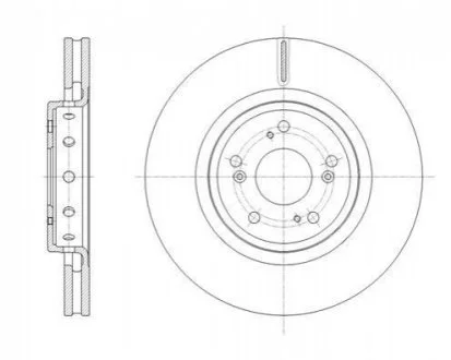 Диск гальмівний REMSA 61658.10