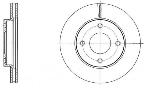 Тормозной диск REMSA 61716.10