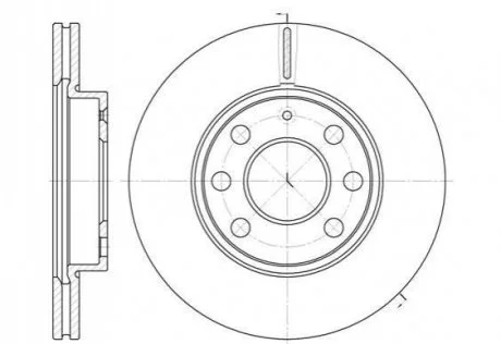 Диск гальмівний REMSA 6665.10