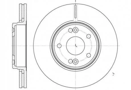 Тормозной диск REMSA 669710