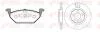 Комплект тормозной передн. SEAT LEON,SKODA OCTAVIA 97-, GOLF 97- (пр-во) REMSA 8633.00 (фото 1)
