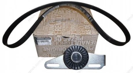 Комплект пасу додаткового обладнання ролик K7J K7M RENAULT 117201773R