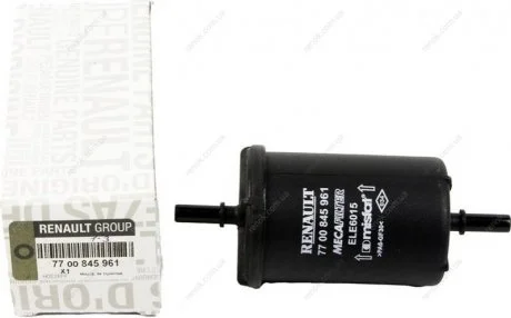 Фільтр паливний Logan (штуцер) RENAULT 7700845961