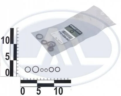 Прокладка ущільнююча (комплект 6шт) кондиціонера Duster (10) RENAULT 7701208363