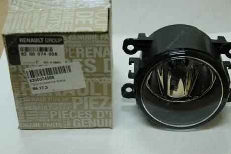 Фара протитуманна (передня) Kangoo 08-/Laguna 2/3/ Master 2/Megane 2/3/Ford/Citroen RENAULT 8200074008