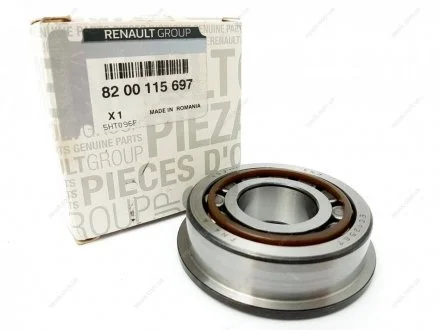 Подшипник КПП вторичного вала задний 25x59x17.5 Largus, Logan, Sandero RENAULT 8200115697