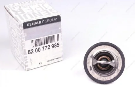 Термостат F4R, K7J, K7M, K4J, K4M 89°C Logan, Duster, Kangoo, Megane II, Trafic II RENAULT 8200772985