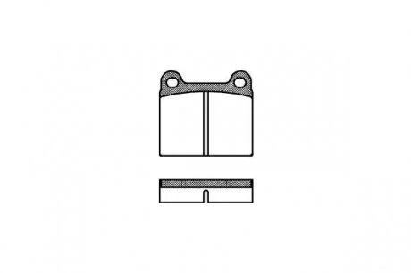 Гальмівні колодки дискові 2006.00 ROADHOUSE 200600