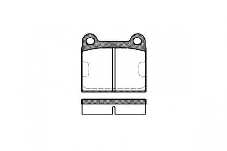 Гальмівні колодки дискові 2006.60 ROADHOUSE 200660
