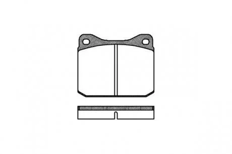 Гальмівні колодки дискові 2010.00 ROADHOUSE 201000