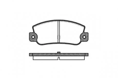 Гальмівні колодки дискові 2025.30 ROADHOUSE 202530