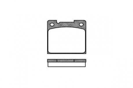 Гальмівні колодки дискові 2039.30 ROADHOUSE 203930